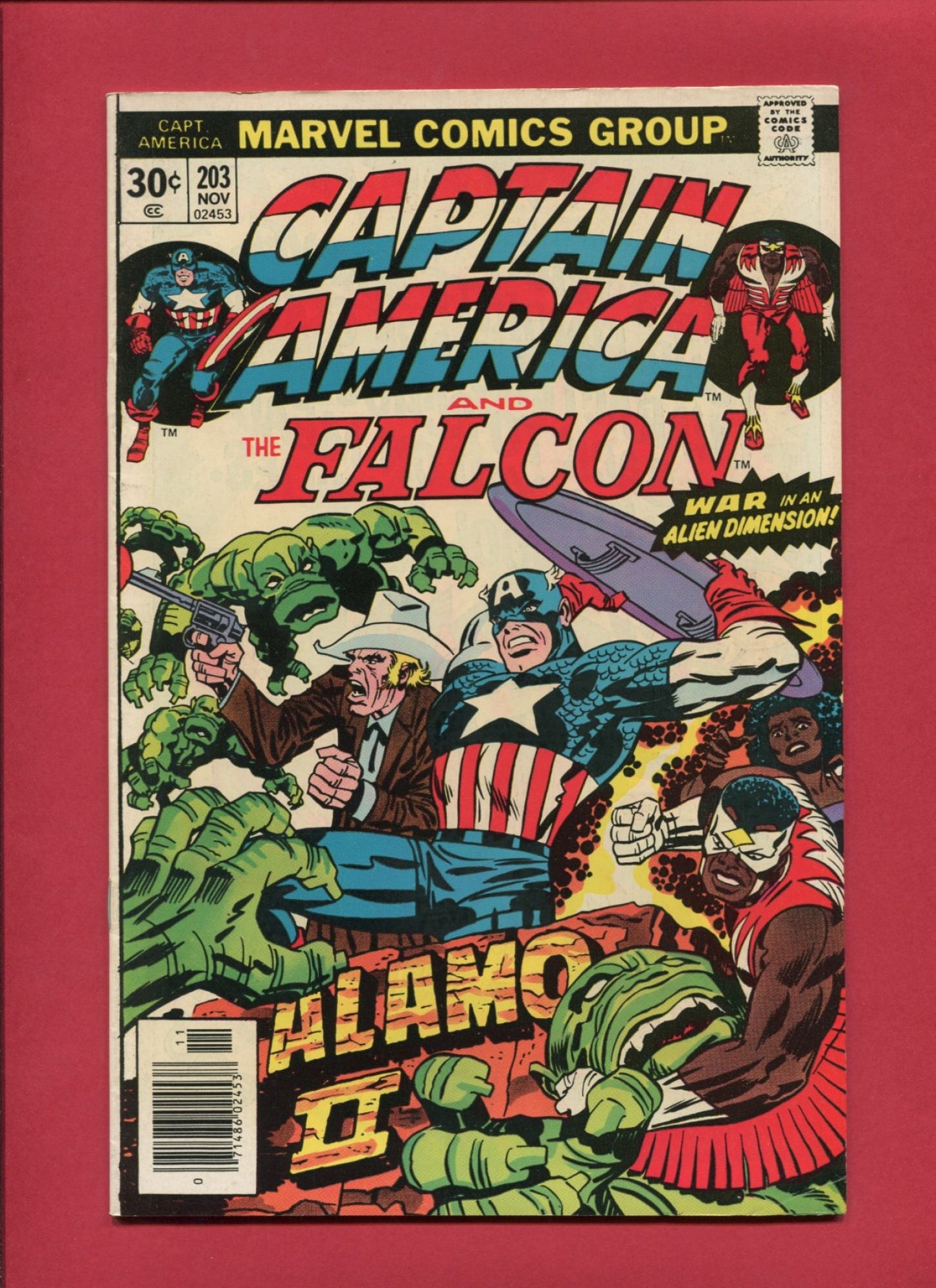 Captain America #203 (Nov 1976), 8.0 VF Newsstand