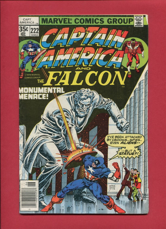 Captain America #222 (Jun 1978), 7.0 FN/VF Newsstand