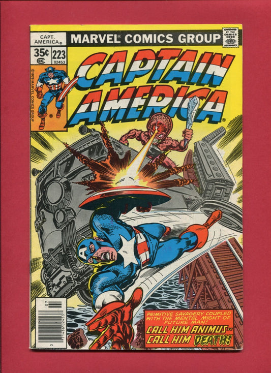 Captain America #223 (Jul 1978), 7.5 VF- Newsstand