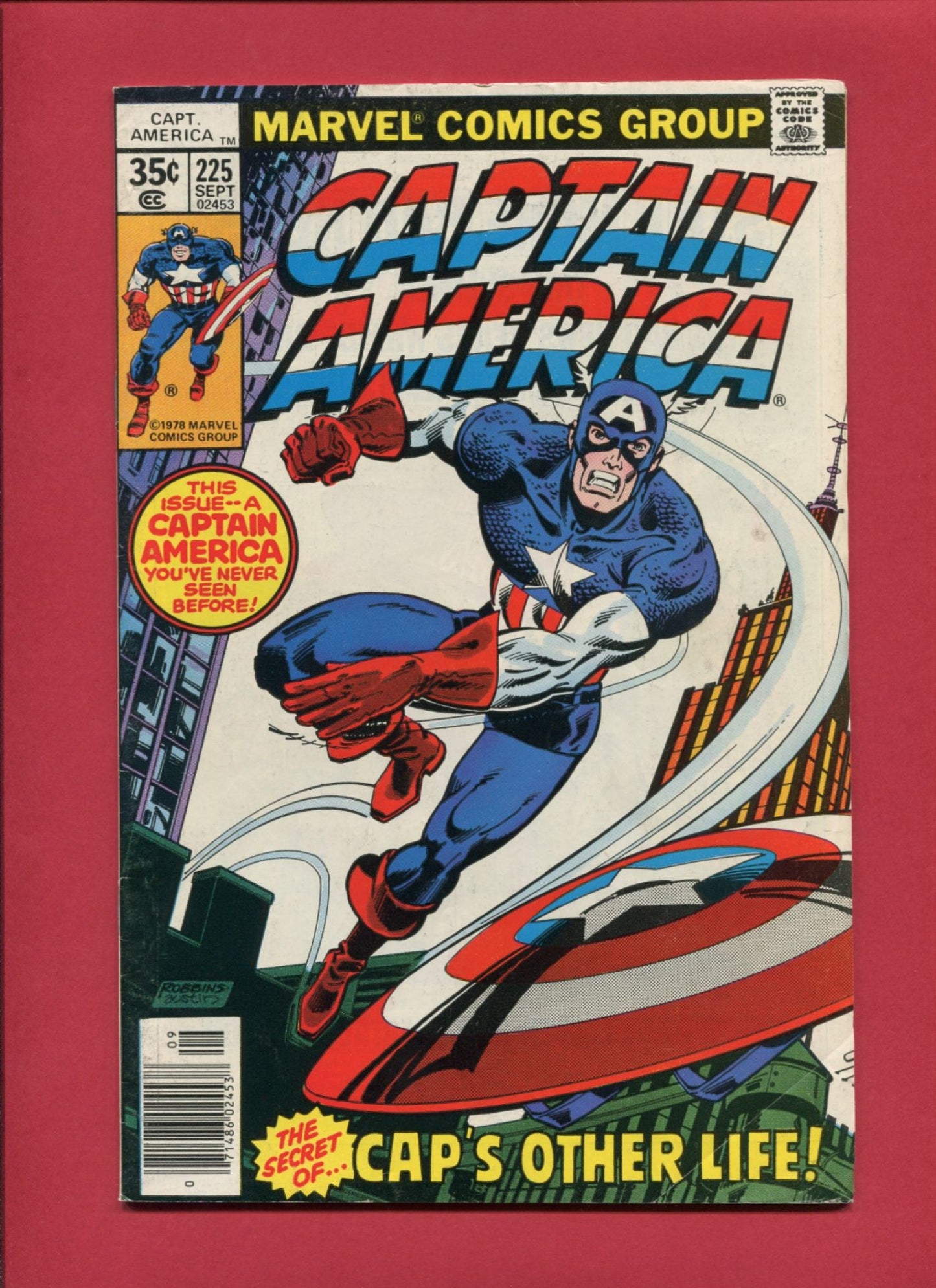 Captain America #225 (Sep 1978), 7.0 FN/VF Newsstand