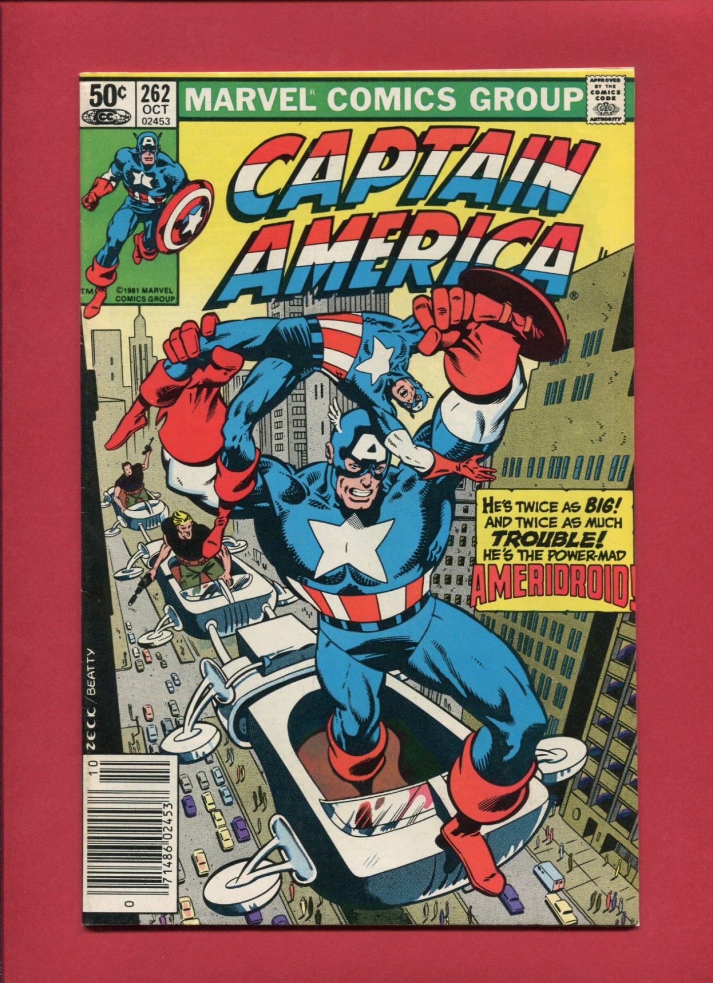 Captain America #262 (Oct 1981), 8.0 VF Newsstand