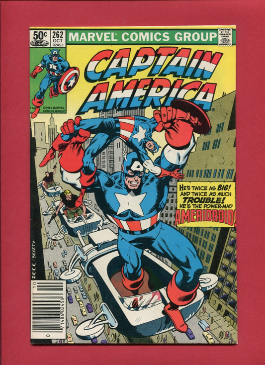 Captain America #262 (Oct 1981), 8.0 VF Newsstand