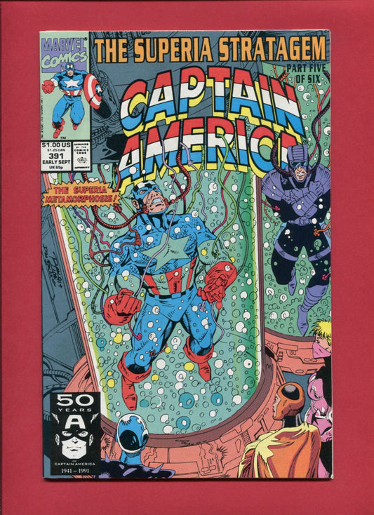Captain America #391 (Sep 1991), 9.2 NM-
