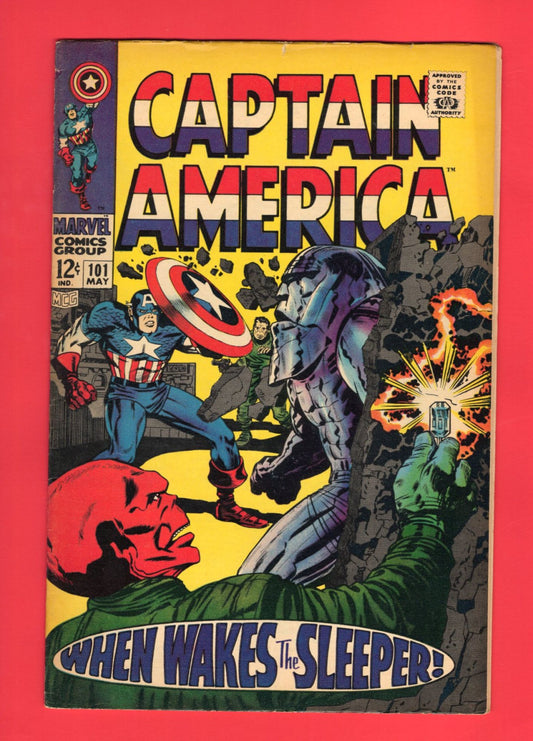 Captain America #101 (May 1968), 5.5 FN-
