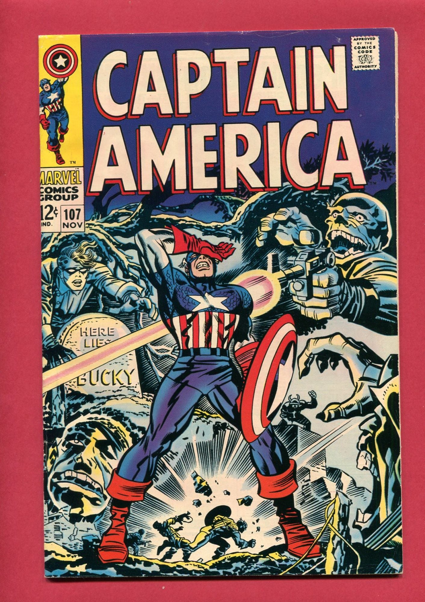 Captain America #107 (Nov 1968), 6.5 FN+