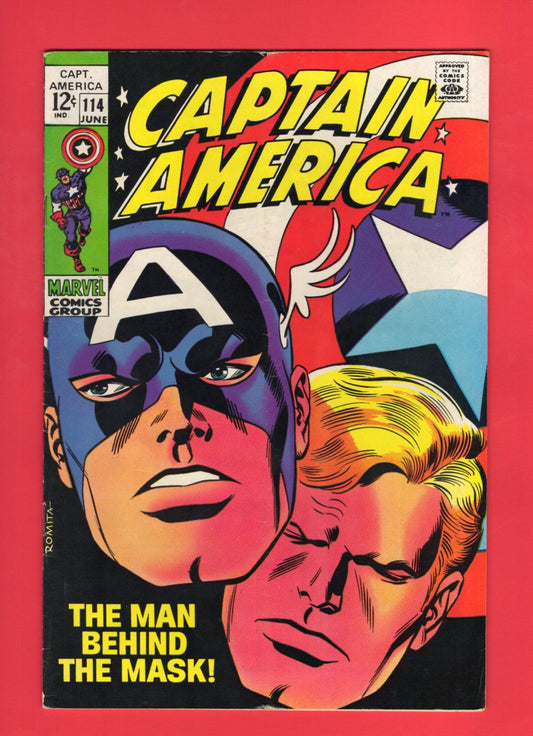 Captain America #114 (Jun 1969), 5.5 FN-