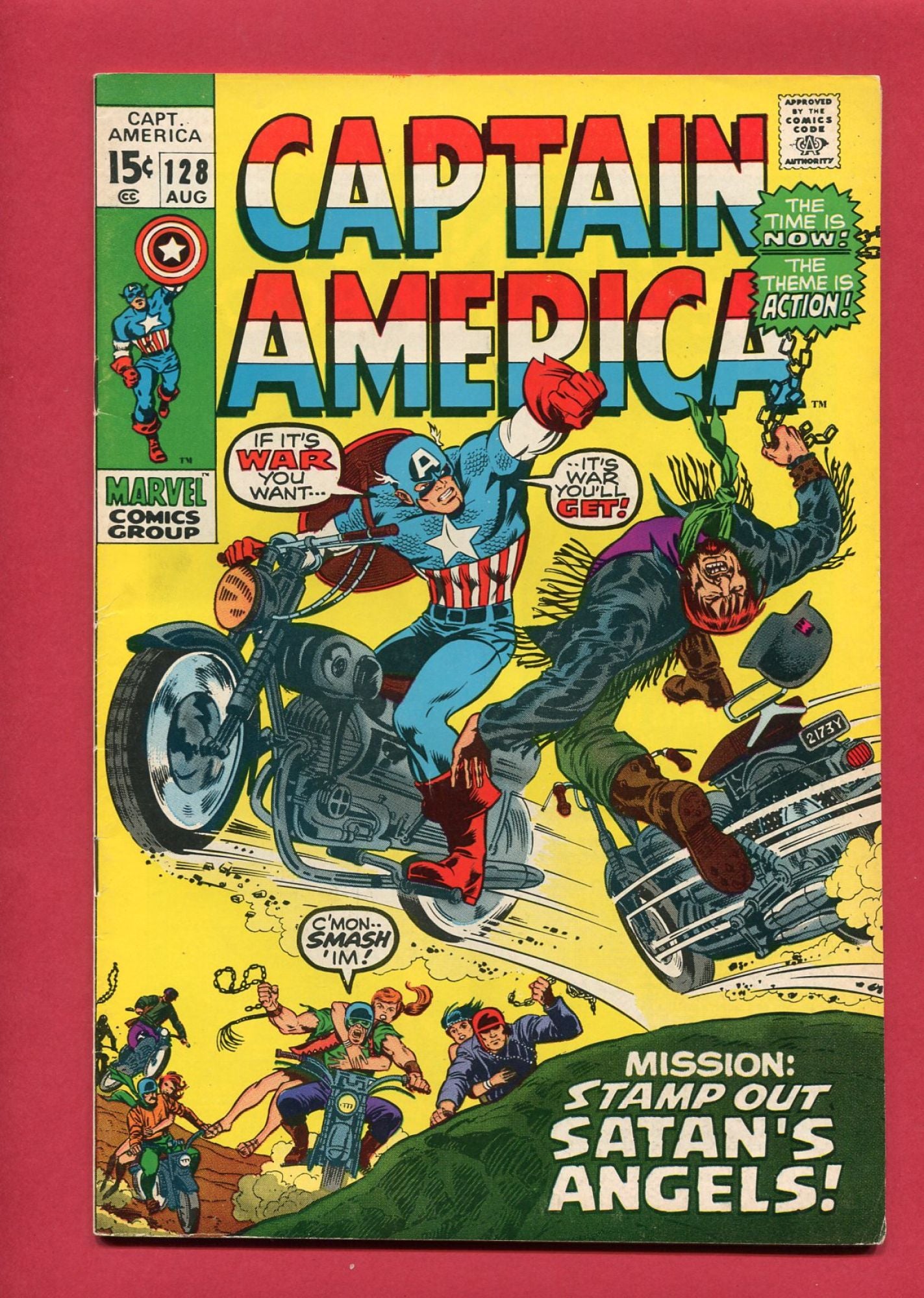 Captain America #128 (Aug 1970), 6.0 FN