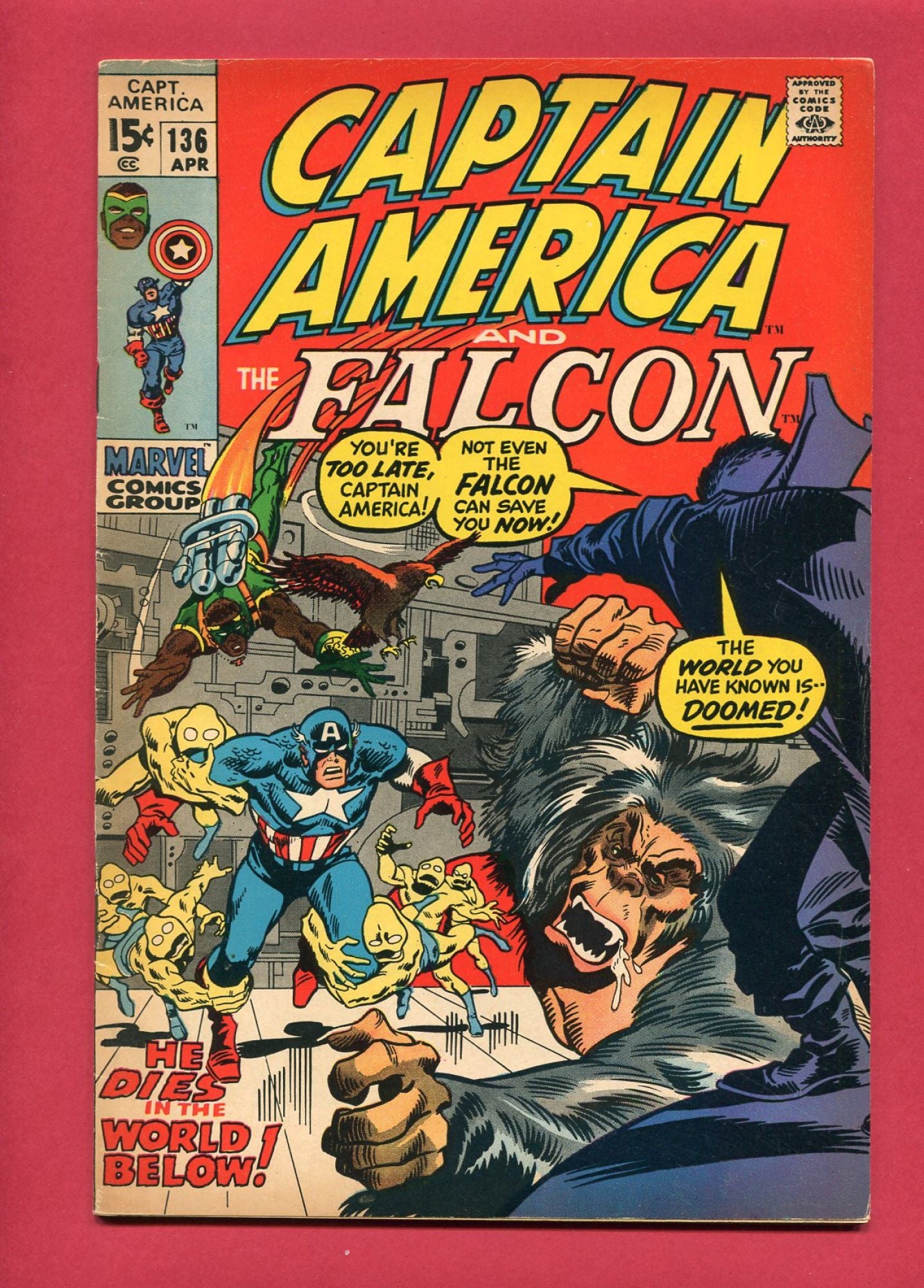 Captain America #136 (Apr 1971), 6.5 FN+
