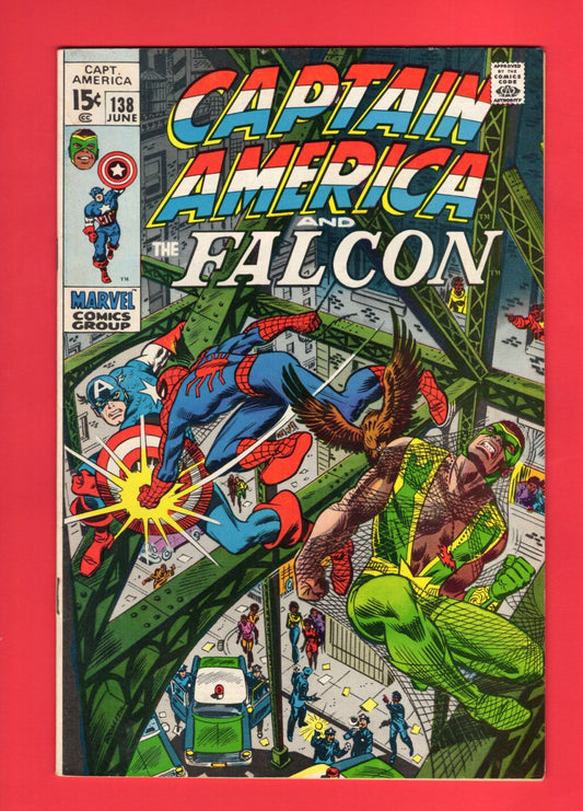 Captain America #138 (Jun 1971), 7.5 VF-