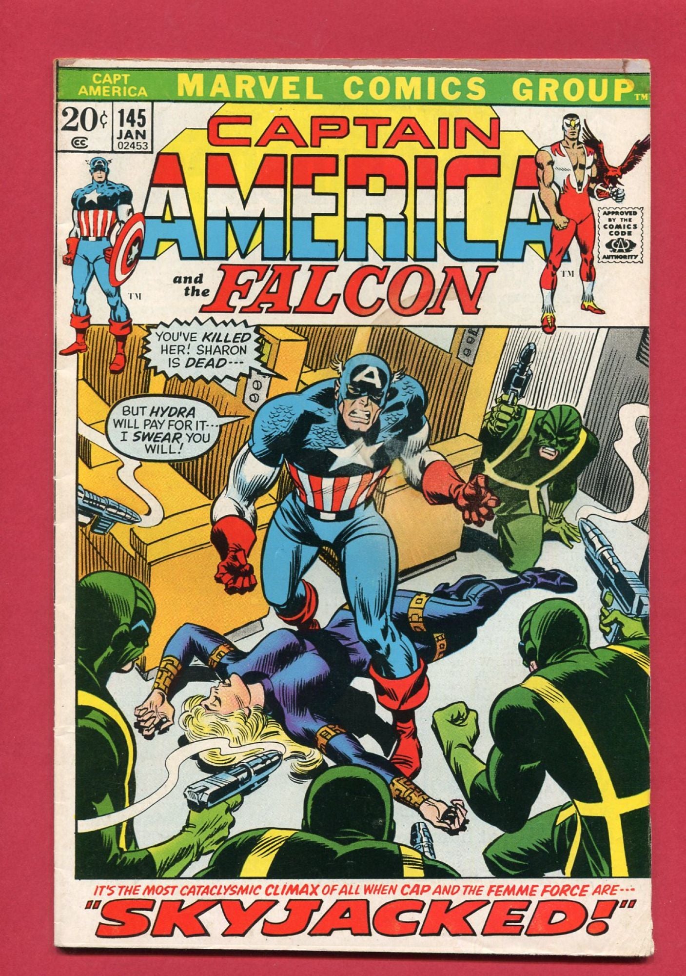 Captain America #145 (Jan 1972), 6.0 FN
