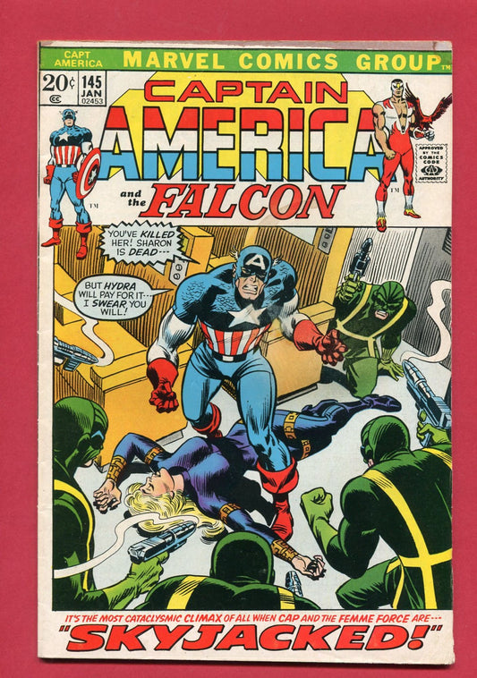 Captain America #145 (Jan 1972), 6.0 FN
