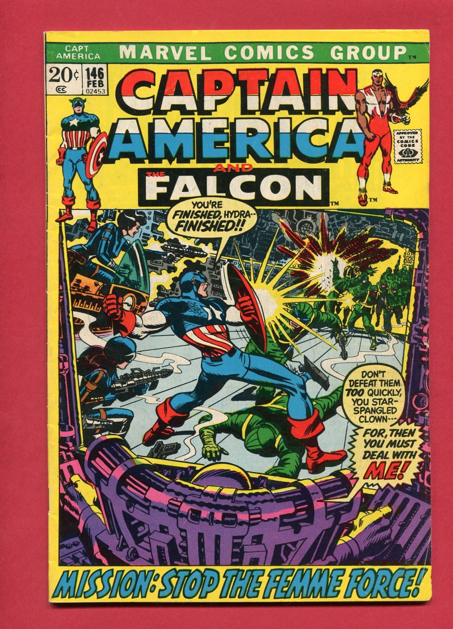 Captain America #146 (Feb 1972), 6.0 FN