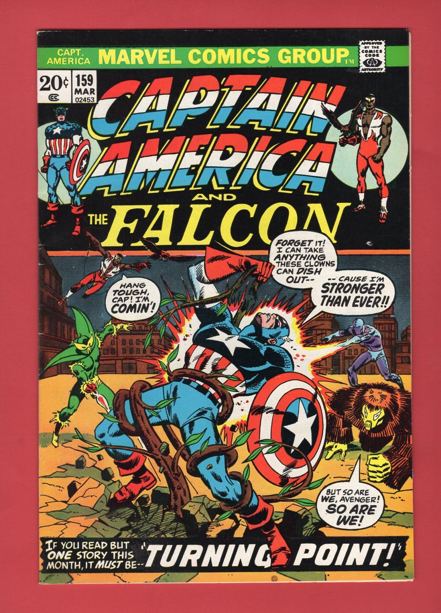 Captain America #159 (Mar 1973), 7.5 VF-