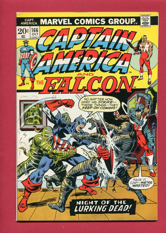 Captain America #166 (Oct 1973), 7.5 VF-
