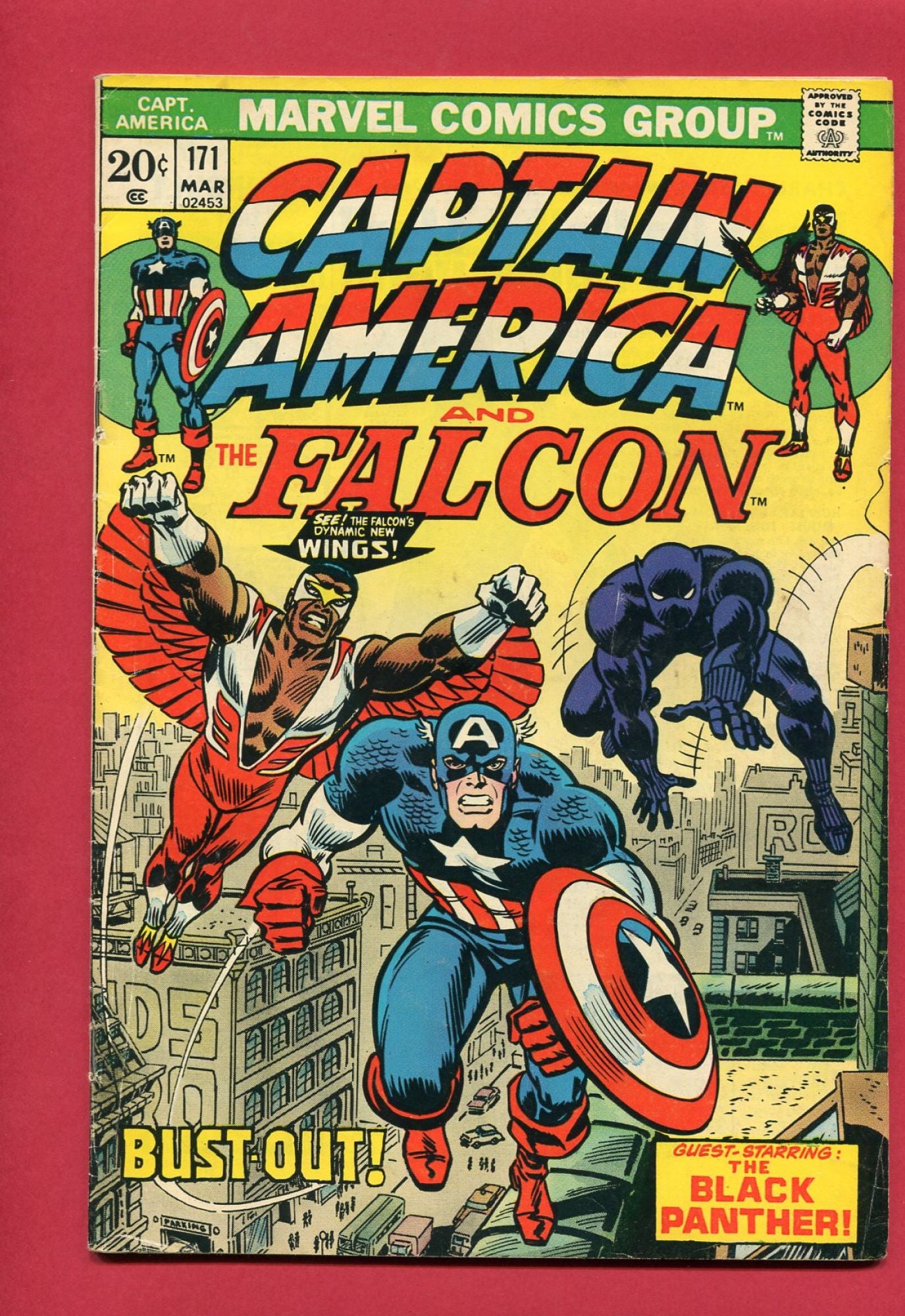 Captain America #171 (Mar 1974), 5.5 FN-
