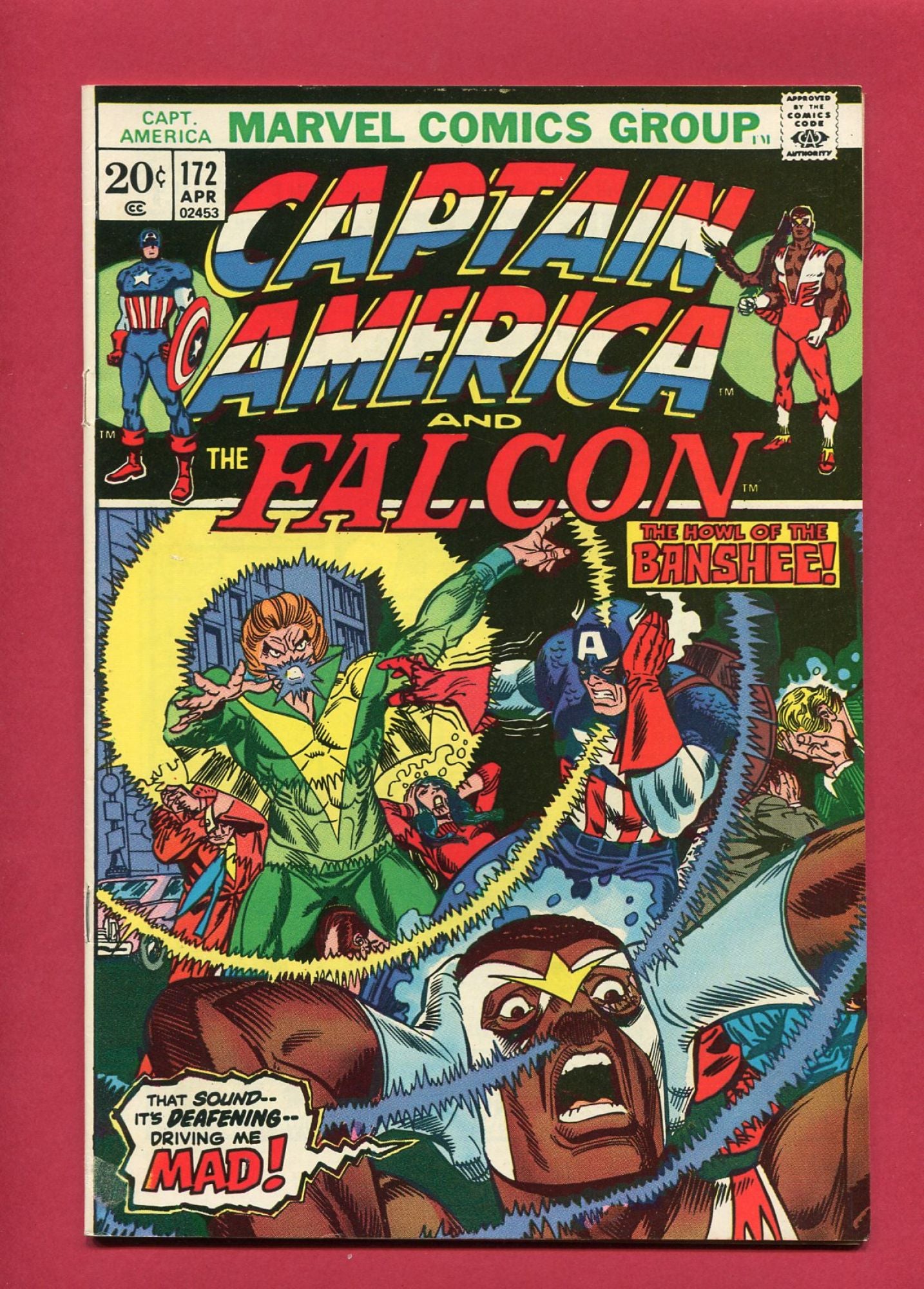 Captain America #172 (Apr 1974), 4.5 VG+