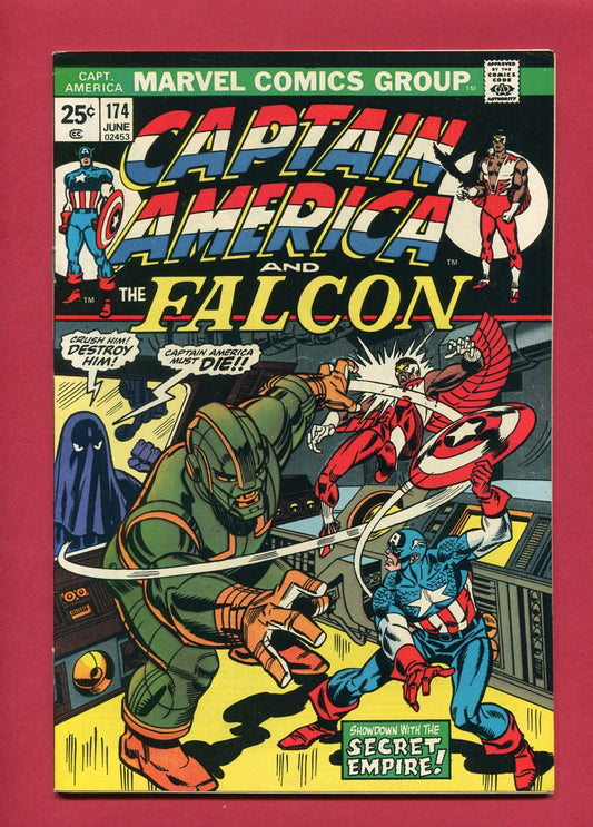 Captain America #174 (Jun 1974), 8.5 VF+