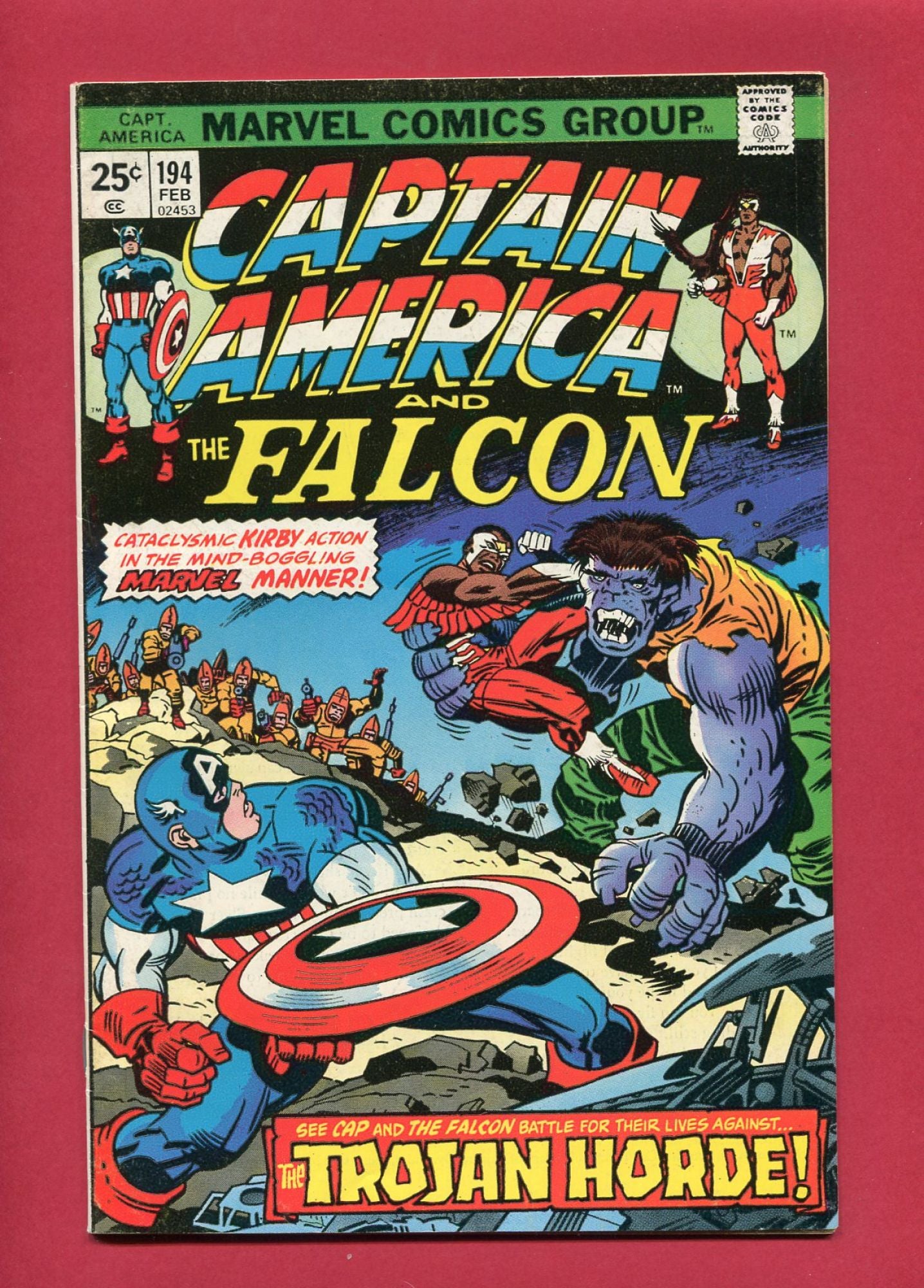 Captain America #194 (Feb 1976), 8.5 VF+