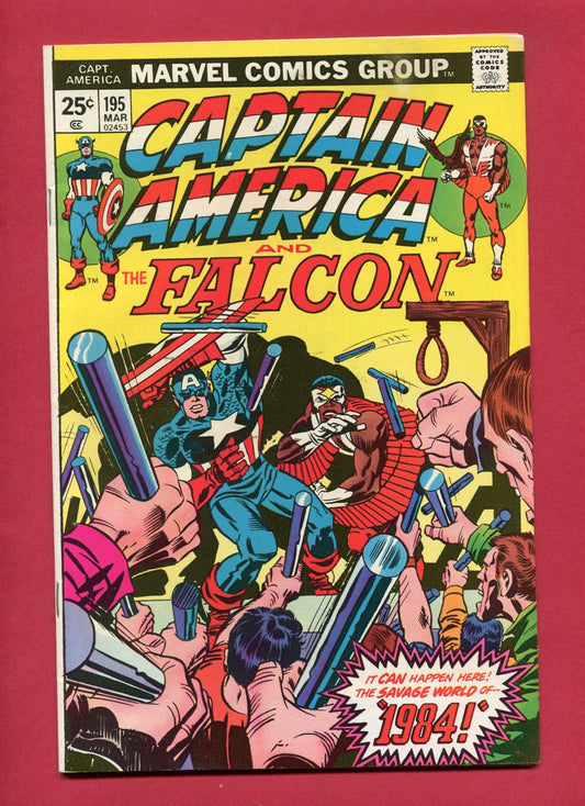 Captain America #195 (Mar 1976), 8.5 VF+