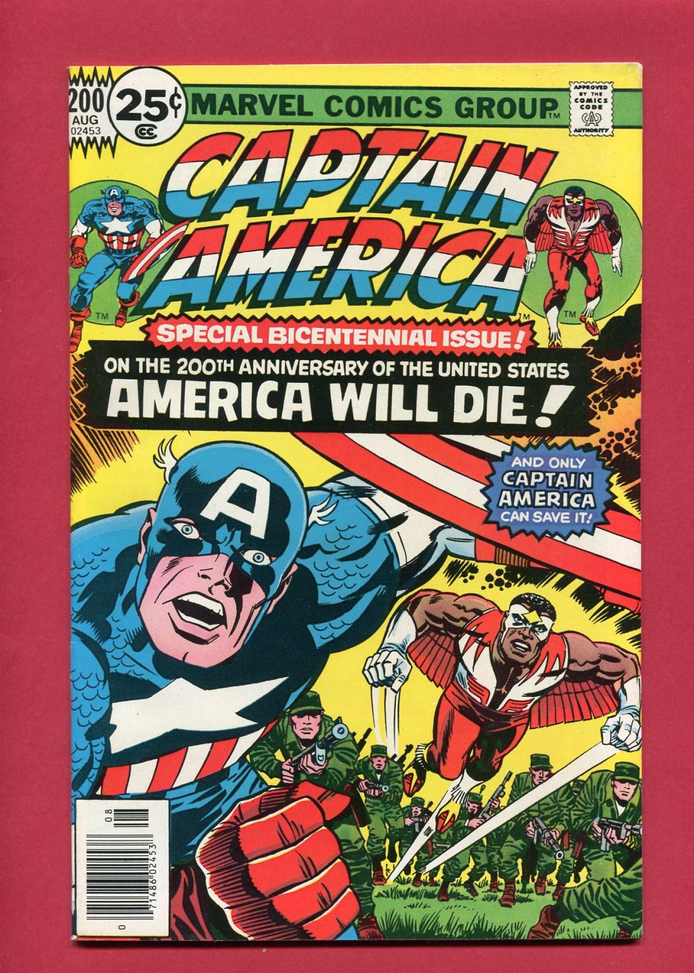 Captain America #200 (Aug 1976), 8.0 VF Newsstand