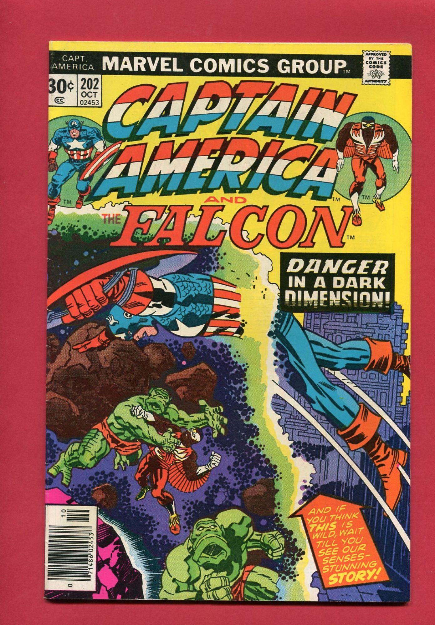 Captain America #202 (Oct 1976), 7.0 FN/VF Newsstand