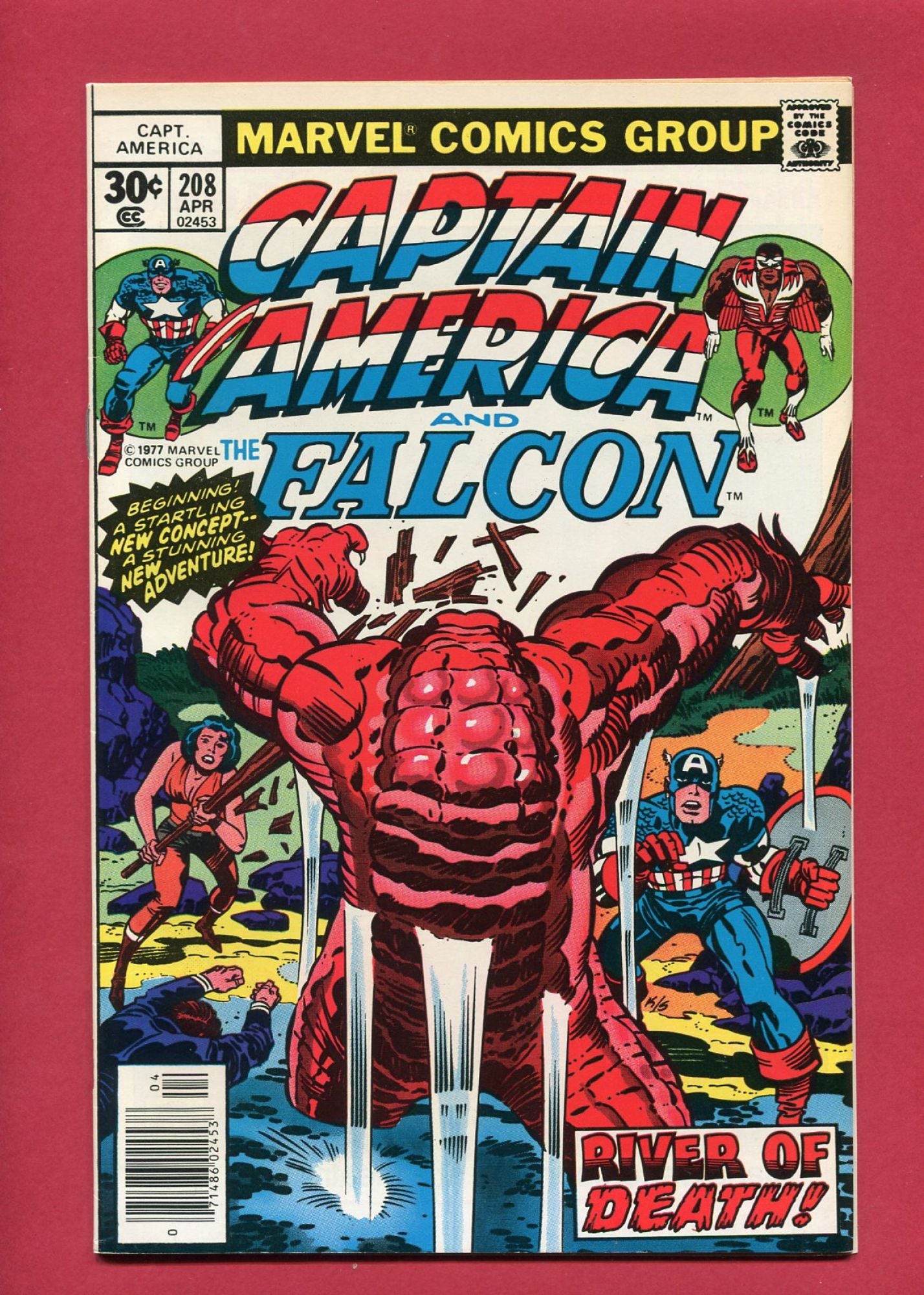 Captain America #208 (Apr 1977), 9.2 NM- Newsstand