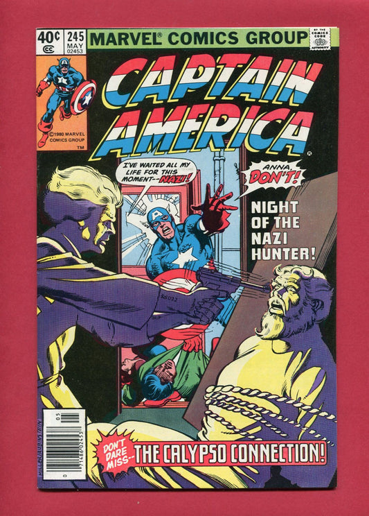 Captain America #245 (May 1980), 8.5 VF+ Newsstand