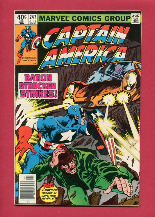 Captain America #247 (Jul 1980), 7.0 FN/VF Newsstand