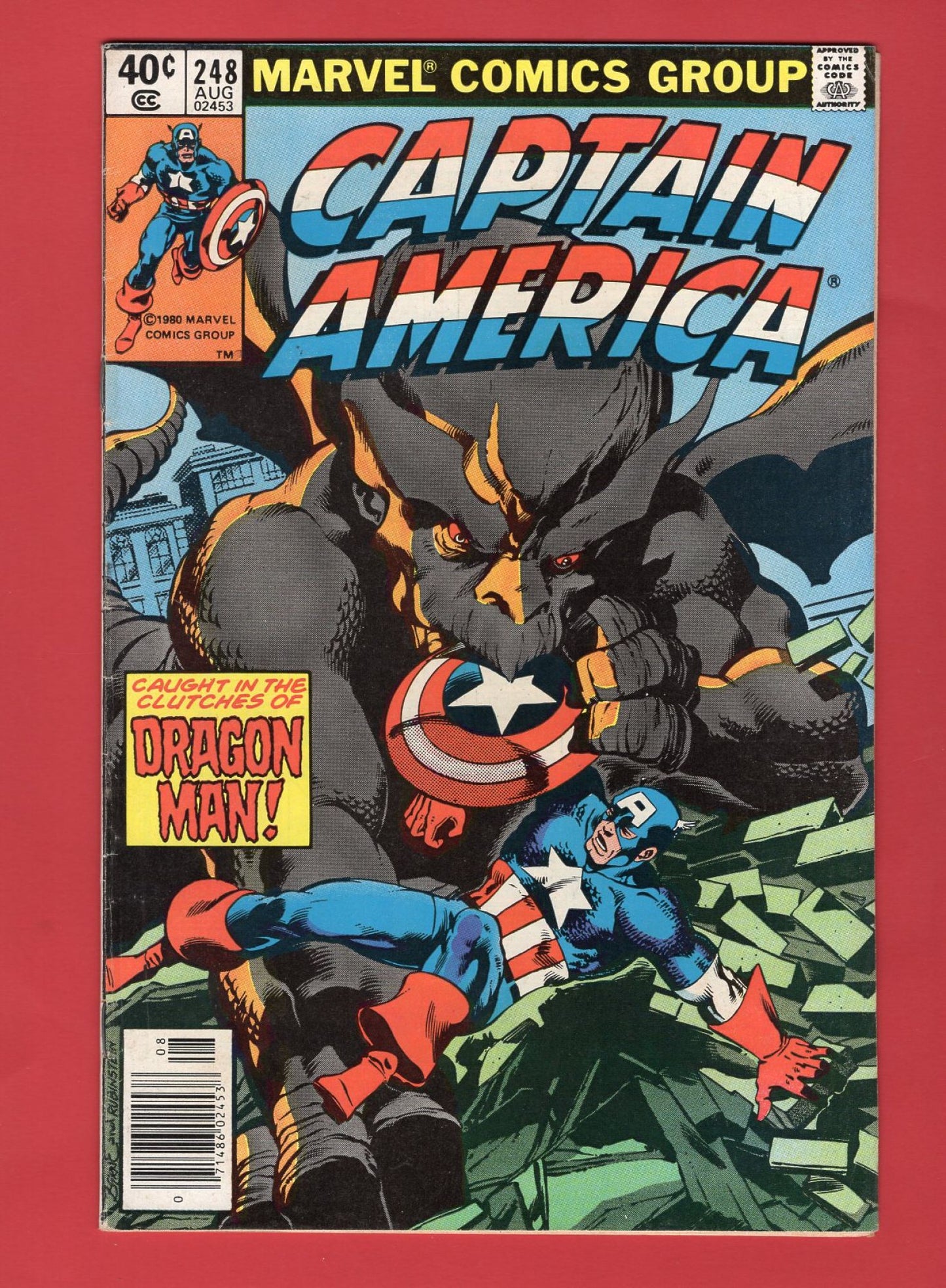 Captain America #248 (Aug 1980), 6.5 FN+ Newsstand