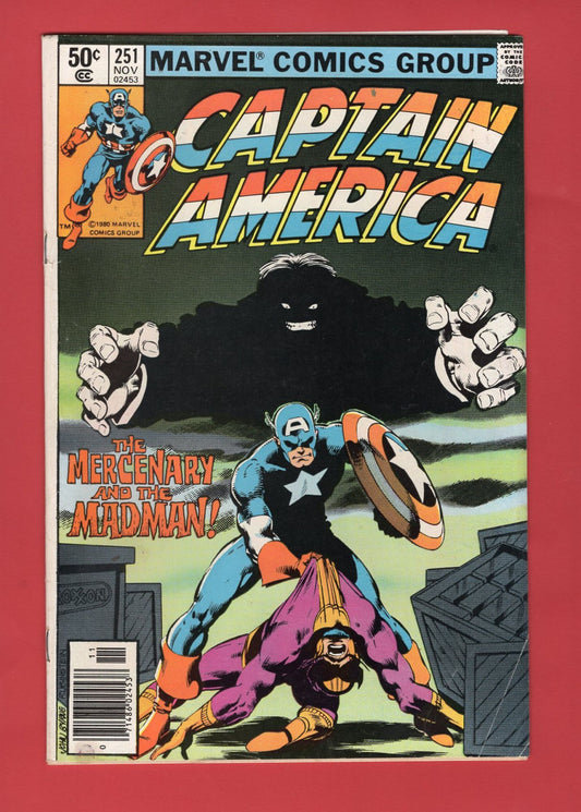 Captain America #251 (Nov 1980), 5.0 VG/FN Newsstand