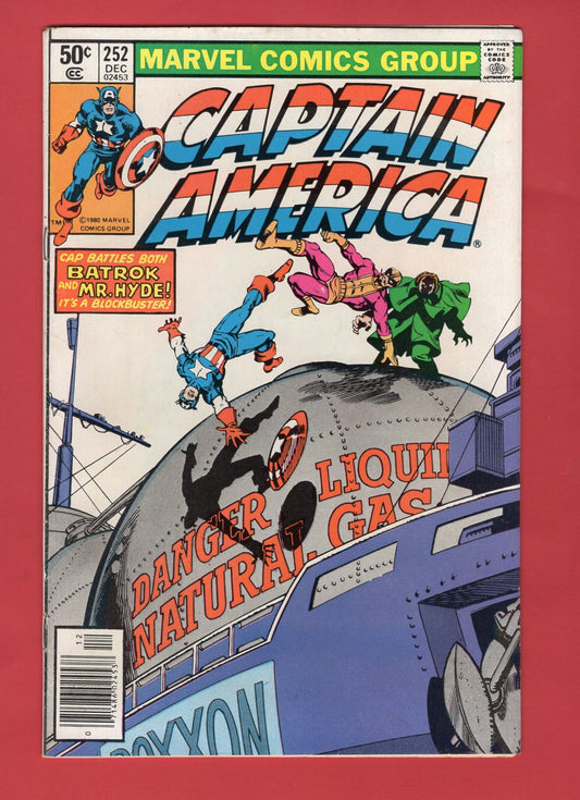 Captain America #252 (Dec 1980) 6.0 FN Newsstand