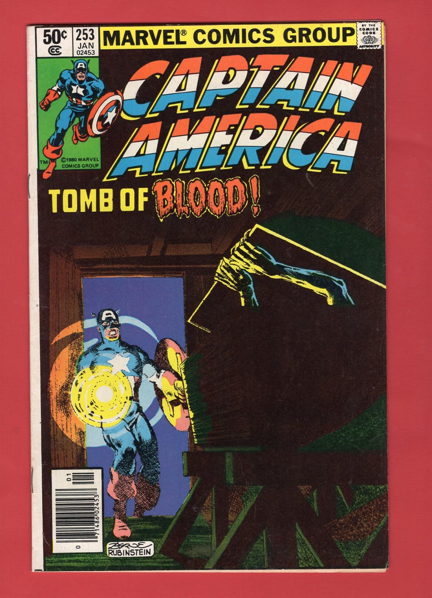 Captain America #253 (Jan 1981), 7.5 VF- Newsstand