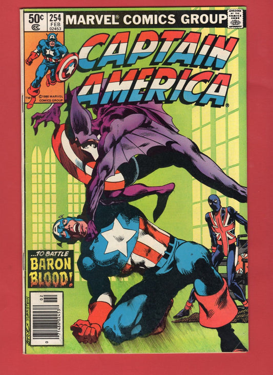 Captain America #254 (Feb 1981), 4.0 VG Newsstand