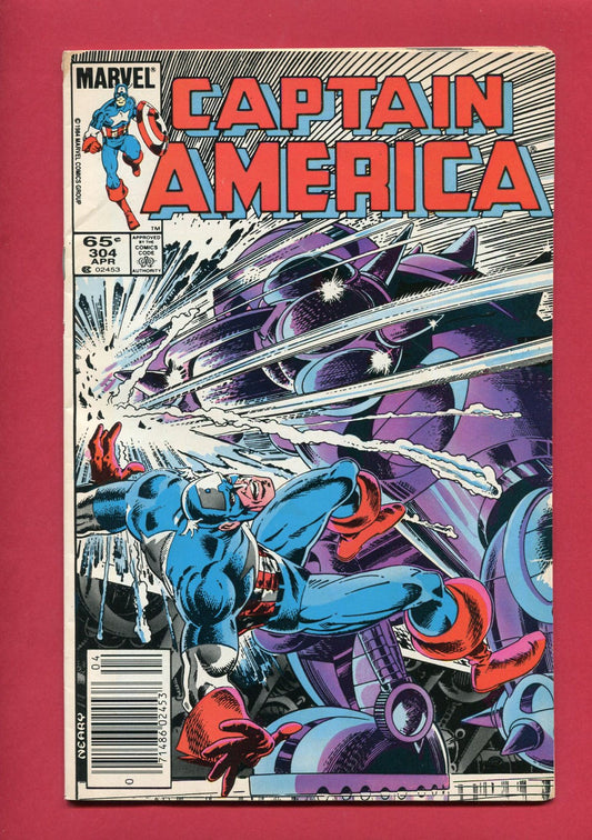 Captain America #304 (Apr 1985), 6.0 FN Newsstand