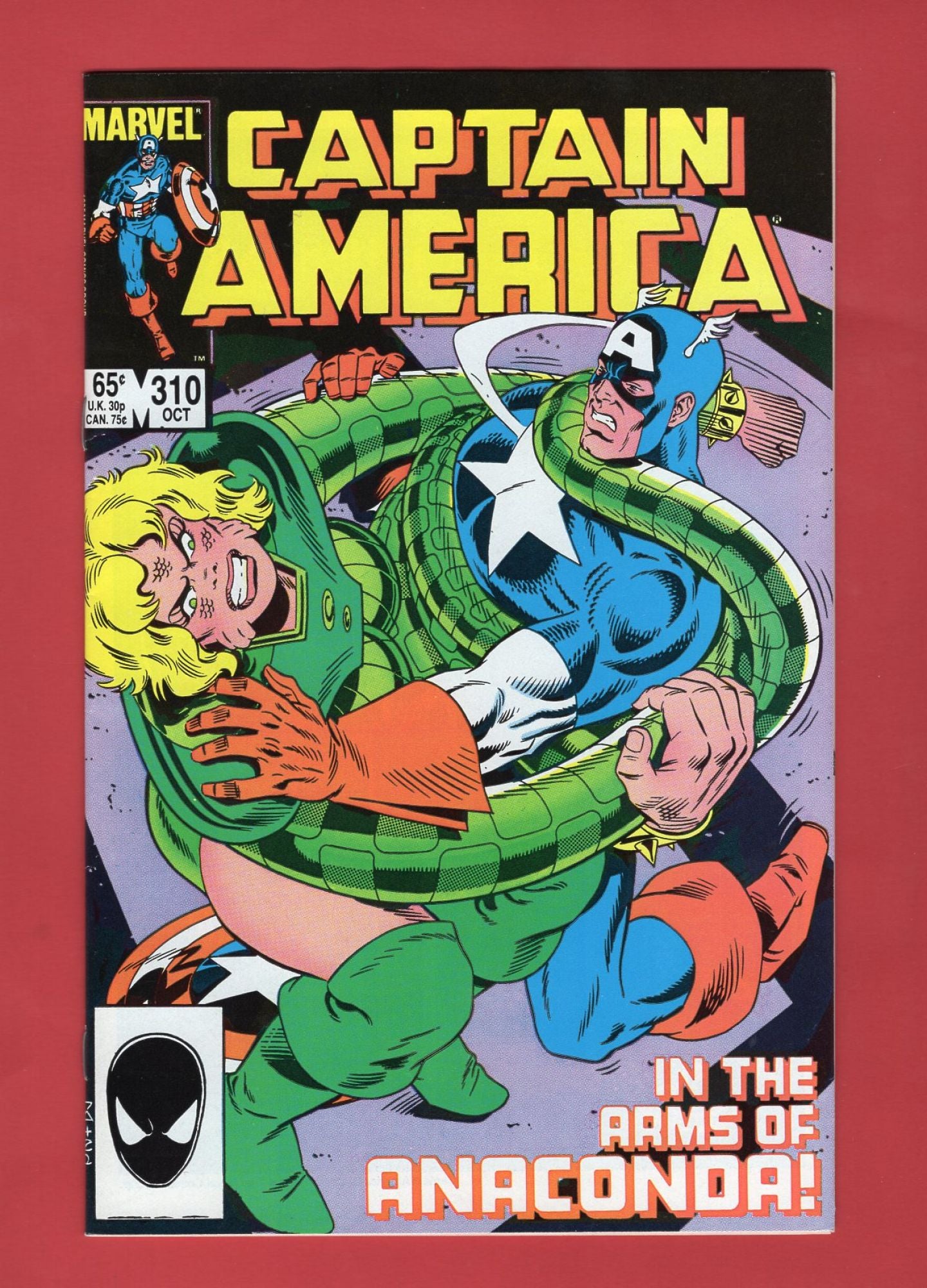 Captain America #310 (Oct 1985), 7.5 VF-