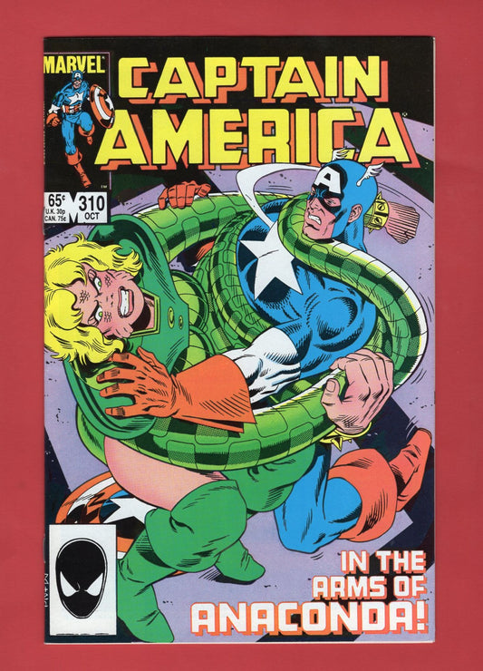 Captain America #310 (Oct 1985), 7.5 VF-