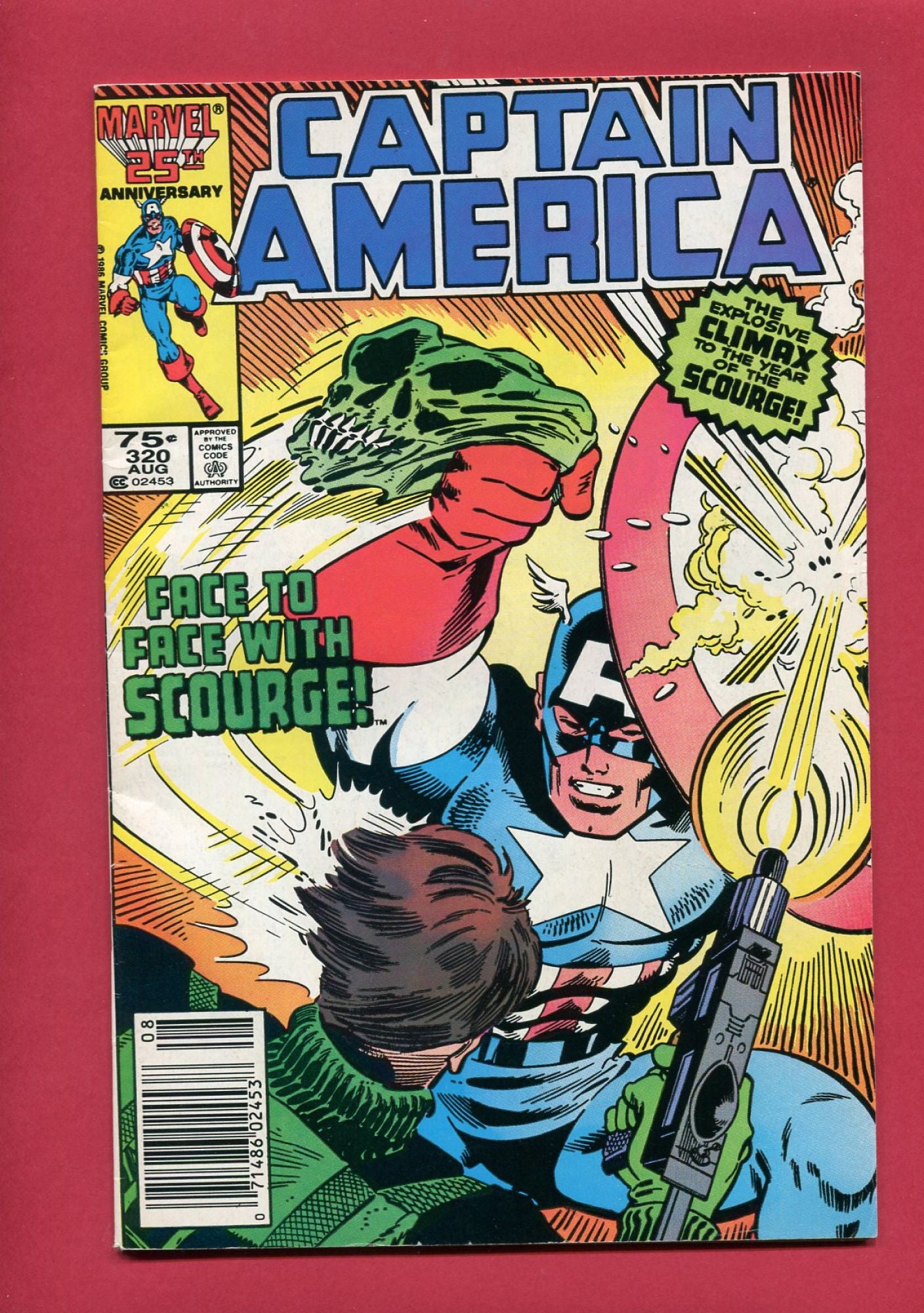 Captain America #320 (Aug 1986), 7.0 FN/VF Newsstand