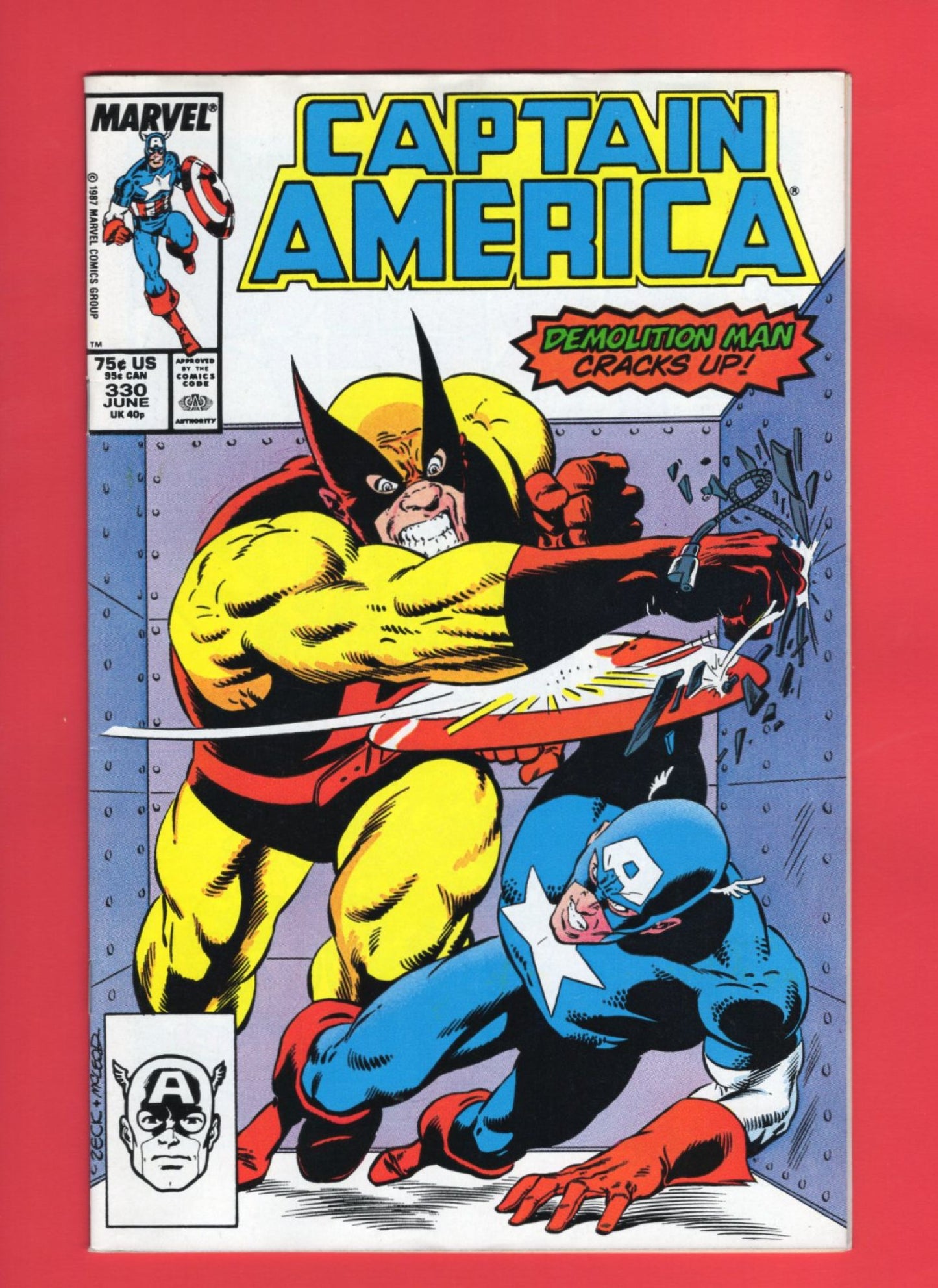 Captain America #330 (Jun 1987), 8.0 VF