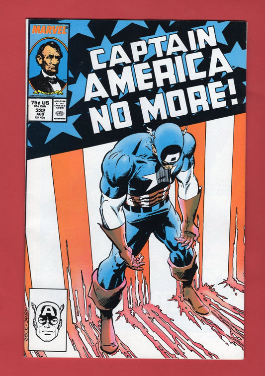 Captain America #332 (Aug 1987), 8.5 VF+