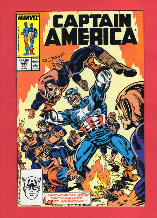 Captain America #335 (Nov 1987), 7.5 VF-