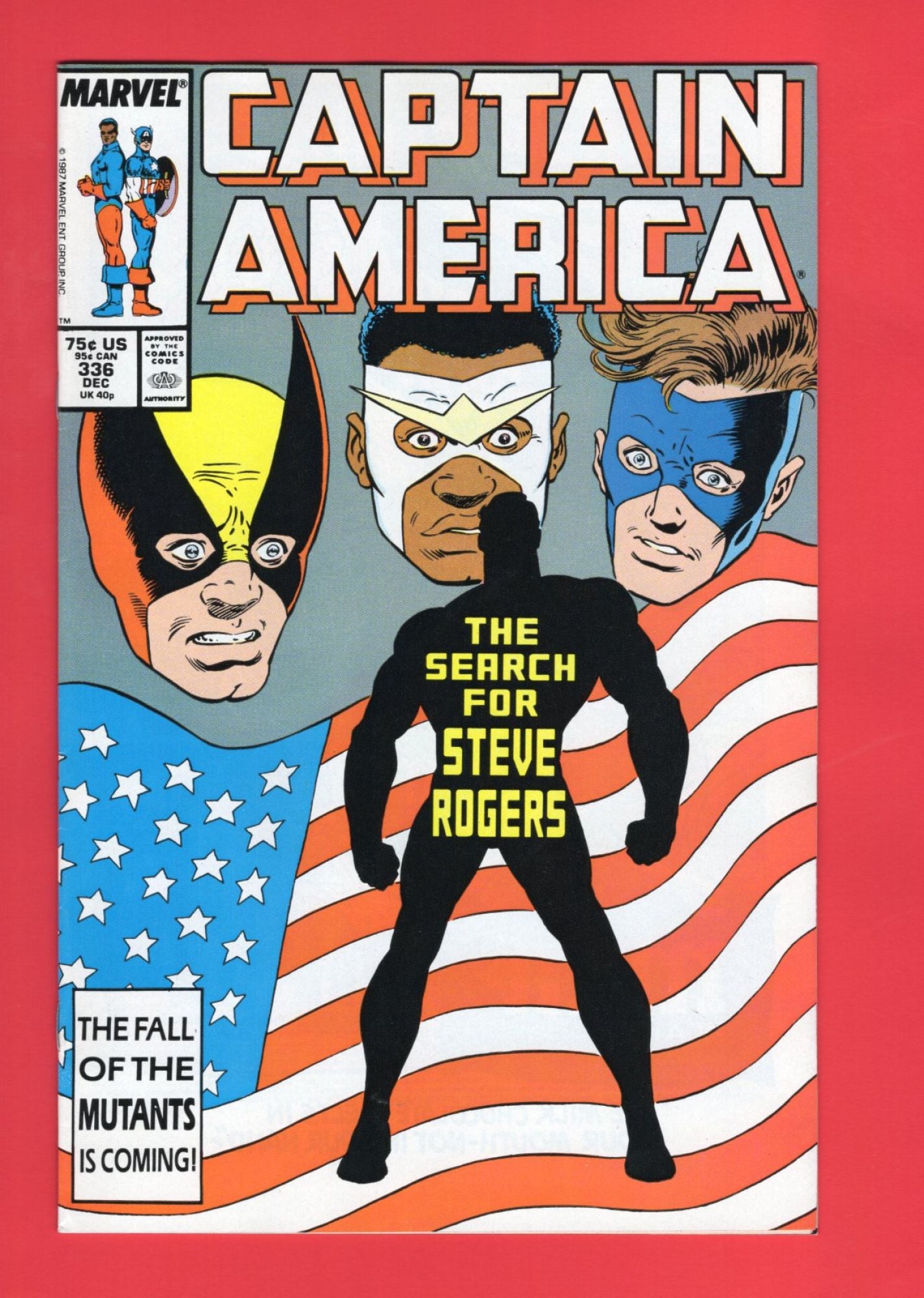 Captain America #336 (Dec 1987), 7.5 VF-