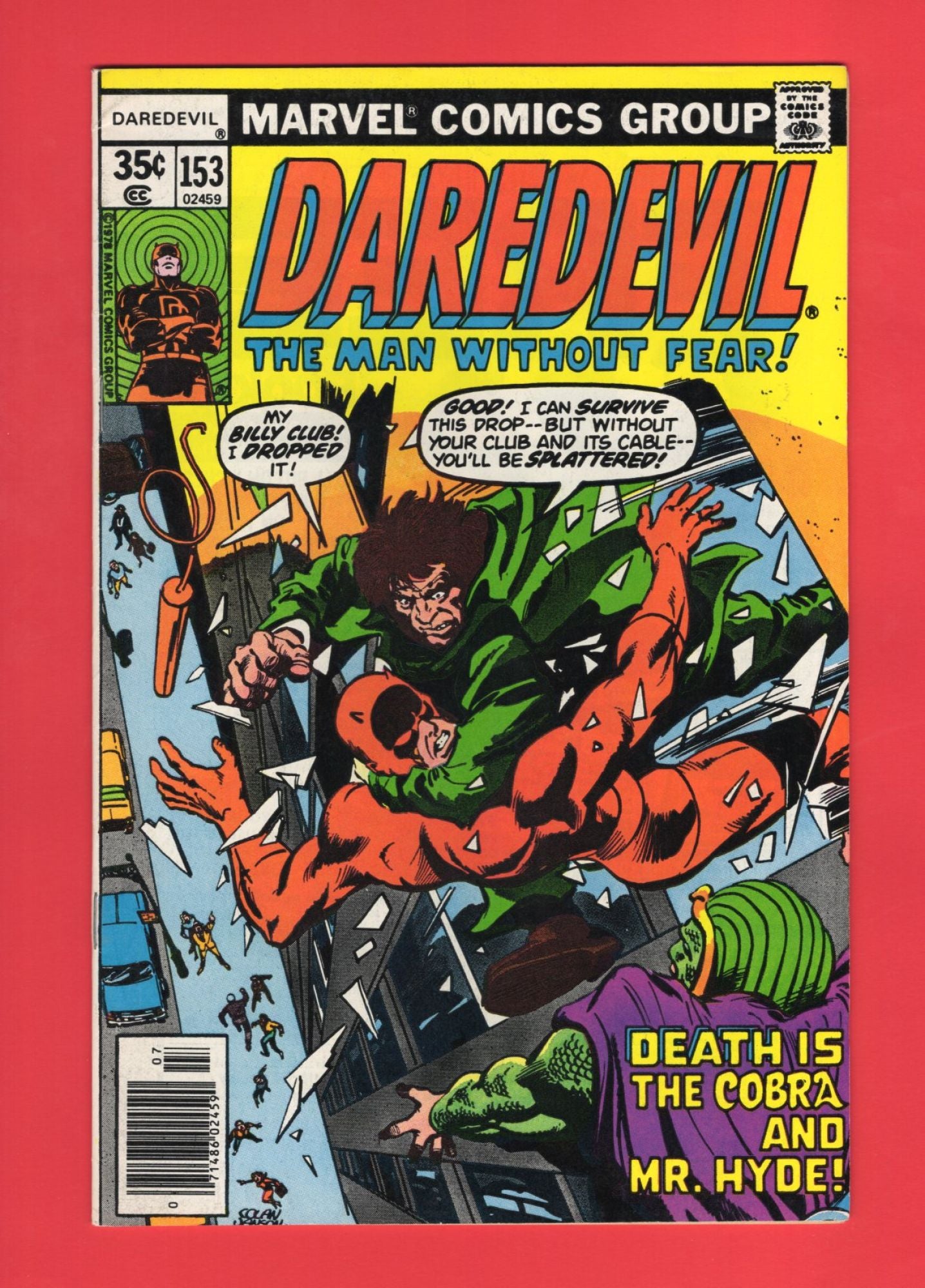 Daredevil #153 (Jul 1978), 7.5 VF- Newsstand