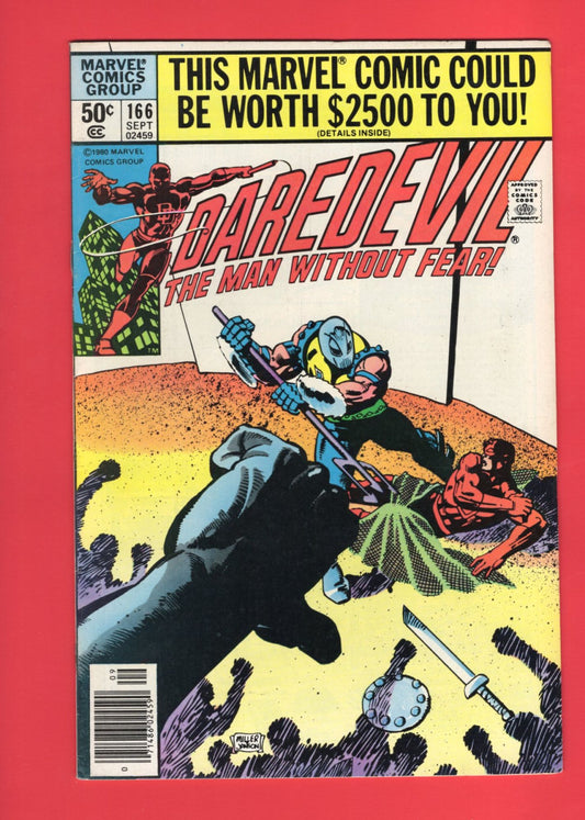 Daredevil #166 (Sep 1980), 6.5 FN+ Newsstand
