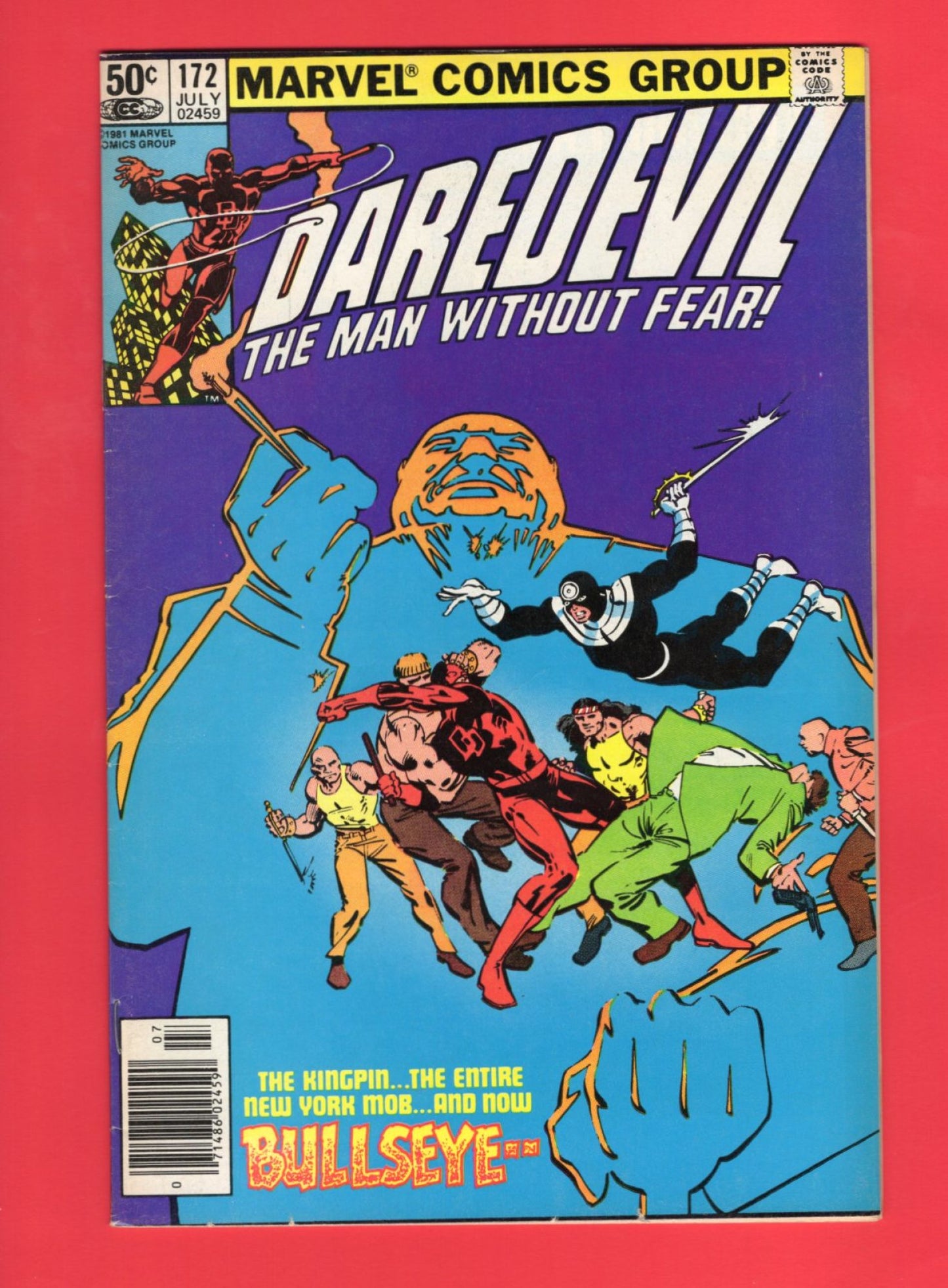 Daredevil #172 (Jul 1981), 5.5 FN- Newsstand