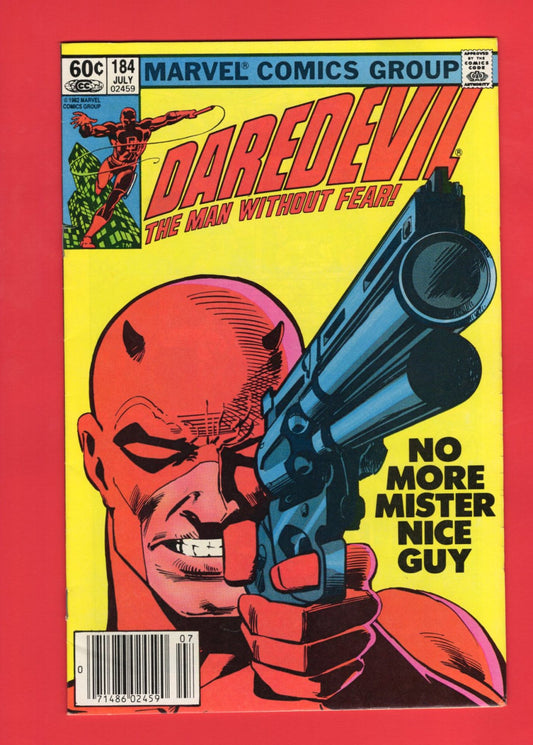 Daredevil #184 (Jul 1982), 7.5 VF- Newsstand