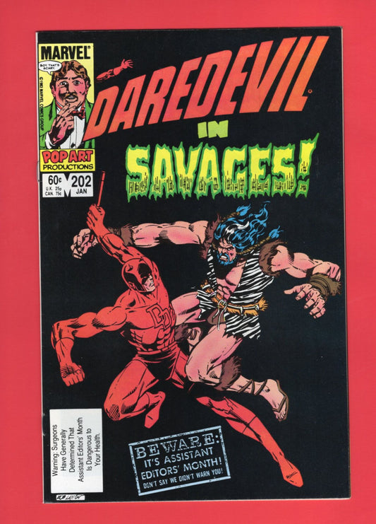 Daredevil #202 (Jan 1984), 9.2 NM-