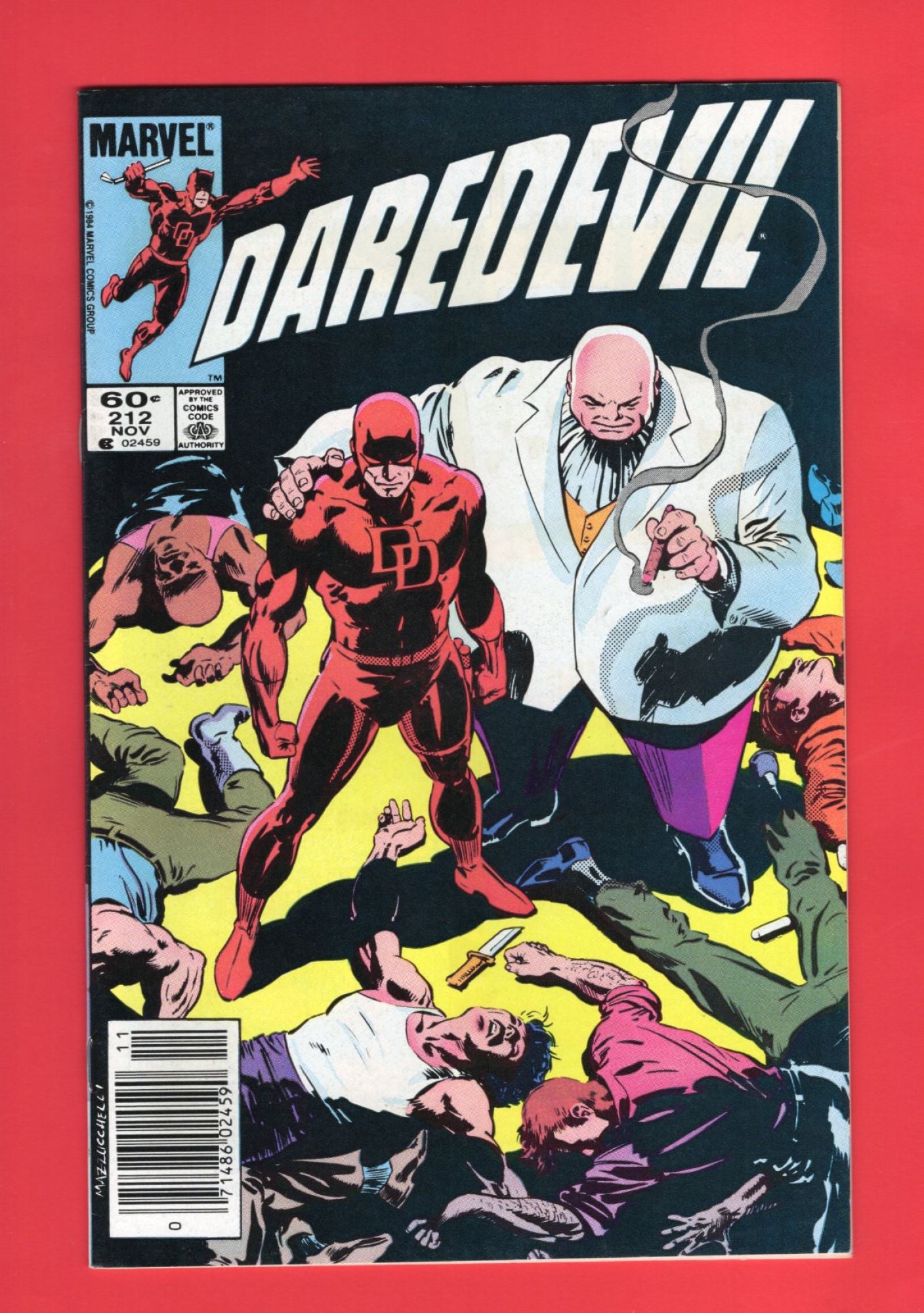 Daredevil #212 (Nov 1984). 8.5 VF+ Newsstand