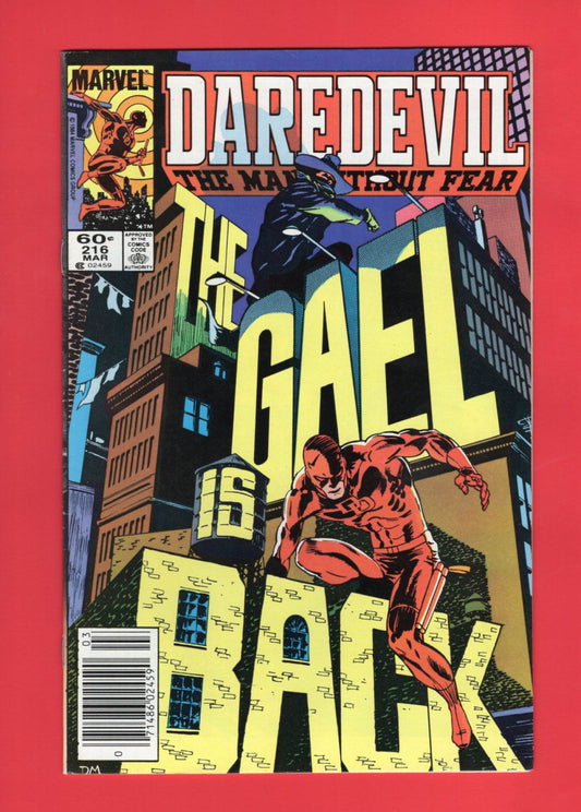 Daredevil #216 (Mar 1985), 8.0 VF Newsstand