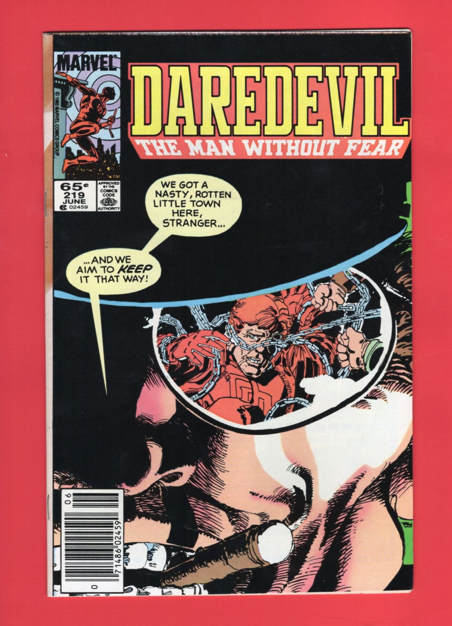 Daredevil #219 (Jun 1985), 8.0 VF