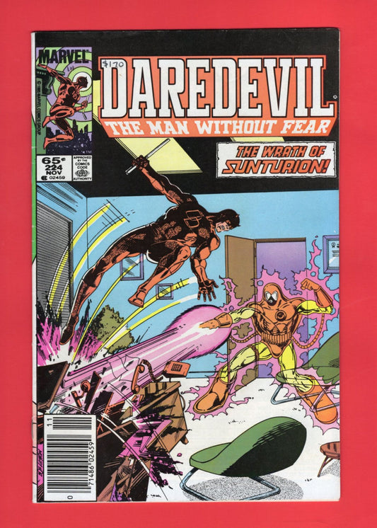 Daredevil #224 (Nov 1985), 6.5 FN+ Newsstand